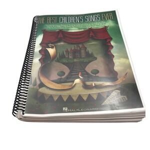 The Best Children's Songs Ever Piano Vocal Guitar Sheet Music Book Hal Leonard